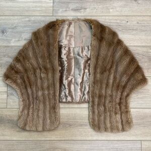 Vintage Mink Fur Wrap